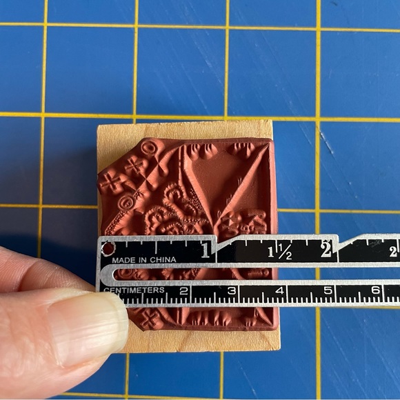 Teddy Bear Love Rubber Stamps, Valentines Stamps, Valentine’s Day card stamps - Picture 5 of 7